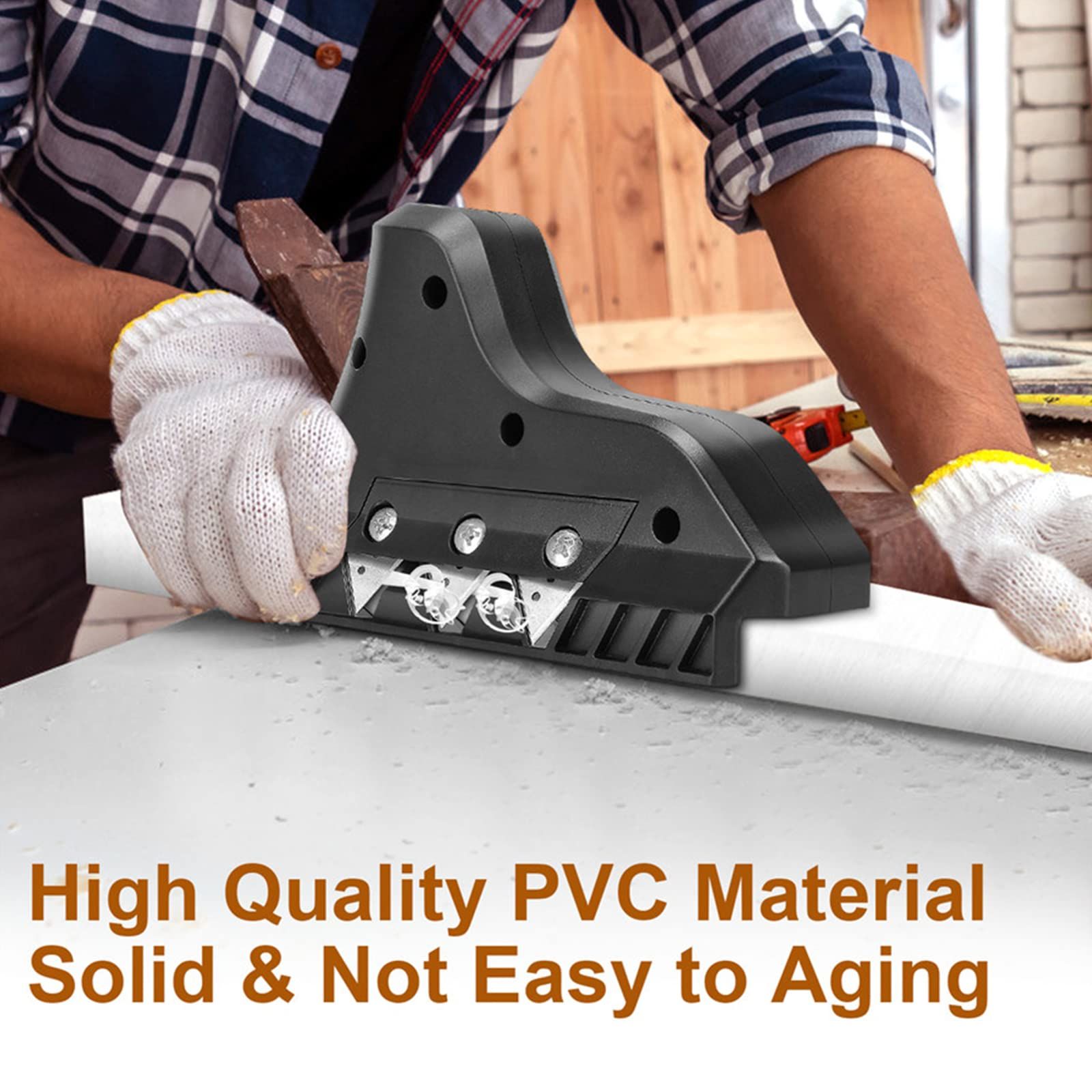 Plasterboard Fast Cutter Plasterboard Edger Gypsum Board Hand Plane Drywall Edge Chamfer Woodworking Hand Tool Cutting โ image 2