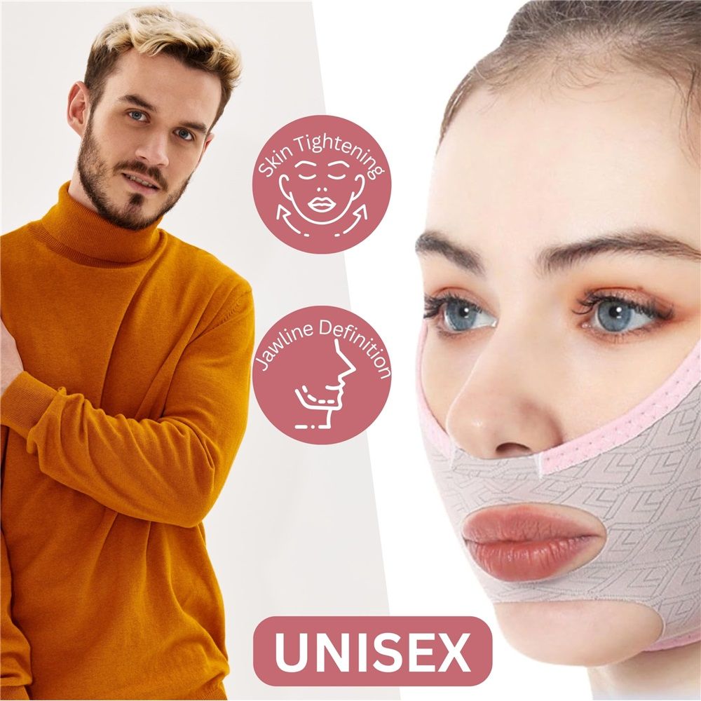 Face Lifting Tape – Reusable Face & Chin Lift Mask for Men & Women, High-Elastic Fit, Skin Tightening & Double Chin Strap for Sagging Skin Relief — image 5