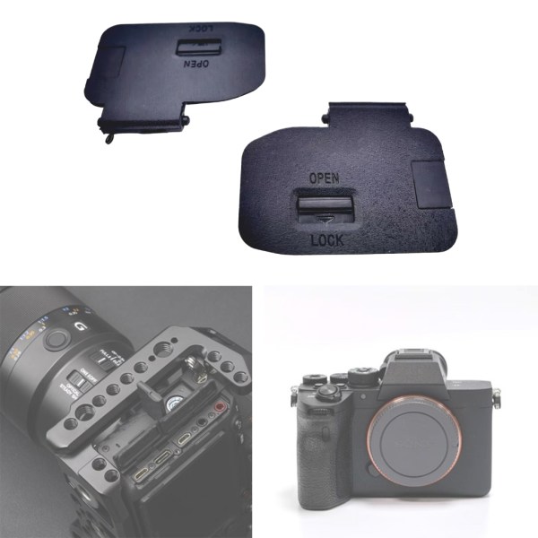 Battery Door for Sony Alpha a7 III ILCE-7M3 ILCE-9 Camera Replacement Repair Parts Camera Battery Lock — image 2