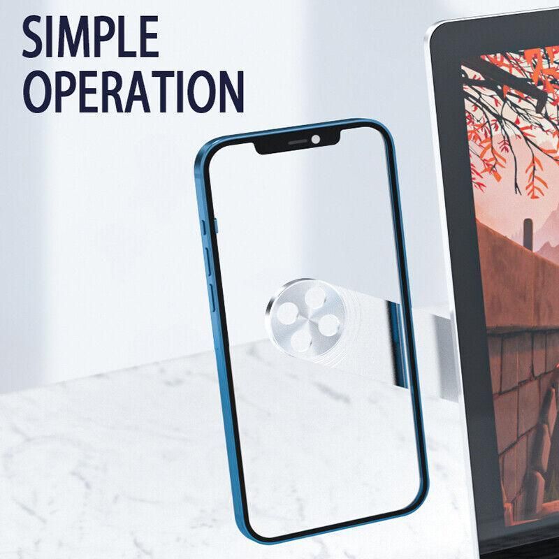 Side Mount Clip Phone Holder for Laptop Adjustable Portable Screen Bracket - Blue โ image 6