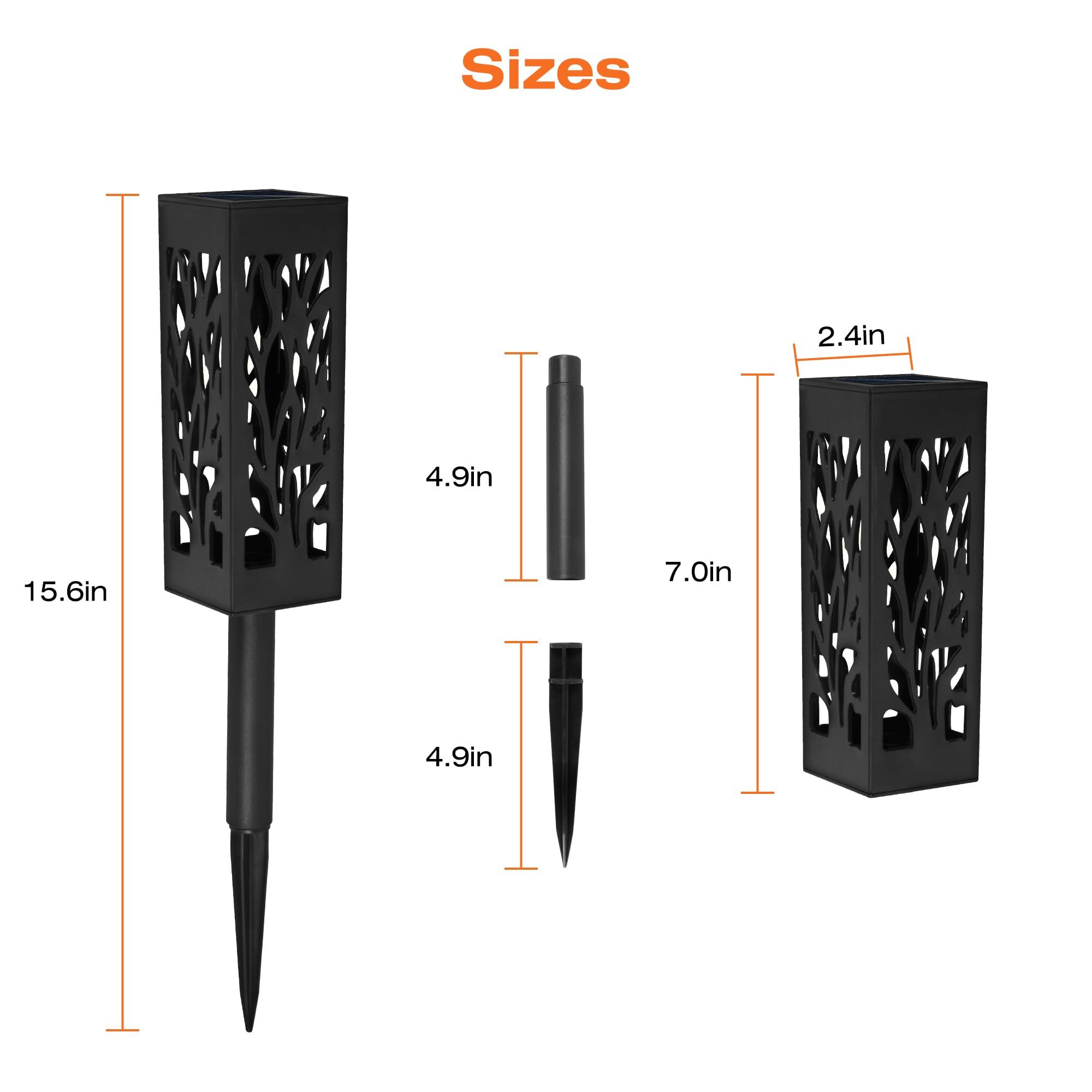 8Pack Solar Pathway Lights Outdoor — image 5