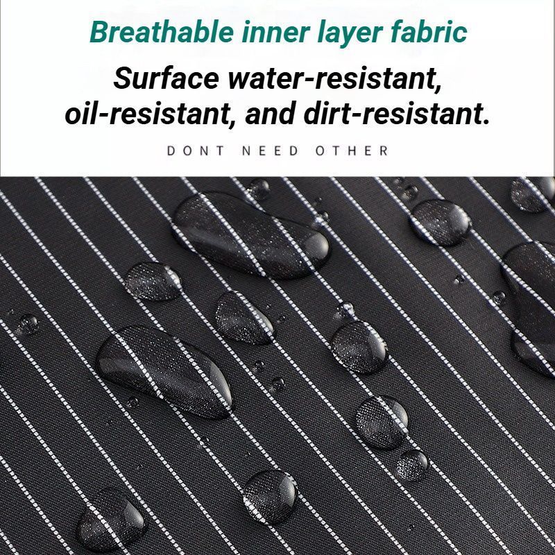 2-Pack Black Waterproof Aprons โ image 3