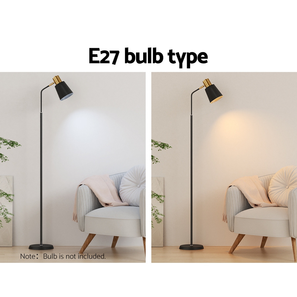 Artiss Floor Lamp LED Light Stand Modern Home Living Room Office Reading Black โ image 6