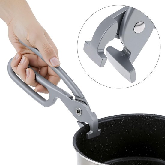 Heat-resistant tongs - Baking tongs - Non-slip plate tongs - Steam tongs - Heat-resistant tongs - Pizza pan tongs - Multifunctional heat-protecting oven tongs — image 2