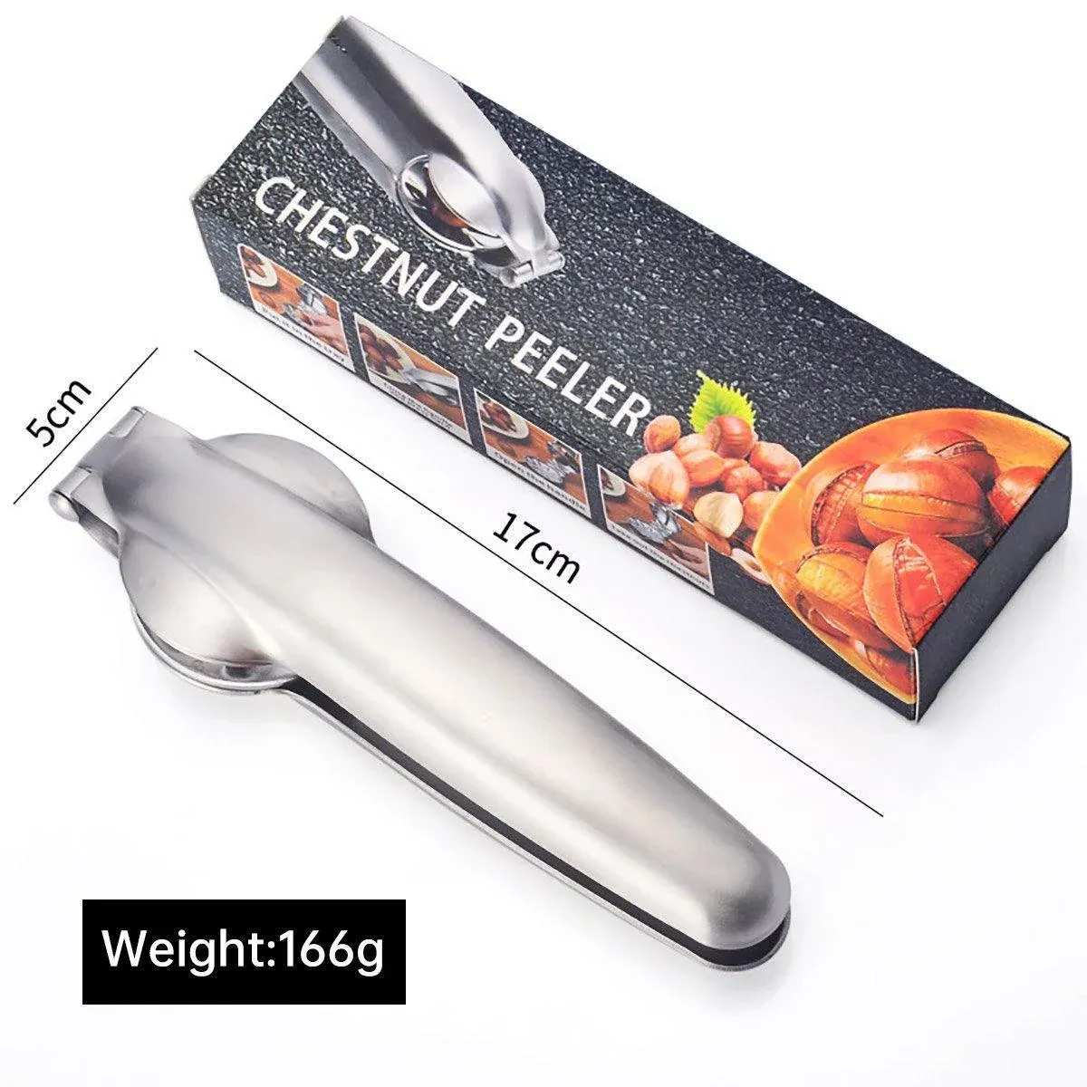 Chestnut Opener 304 Stainless Steel Cross Chestnut Shell Stripper Nut Cracker โ image 3
