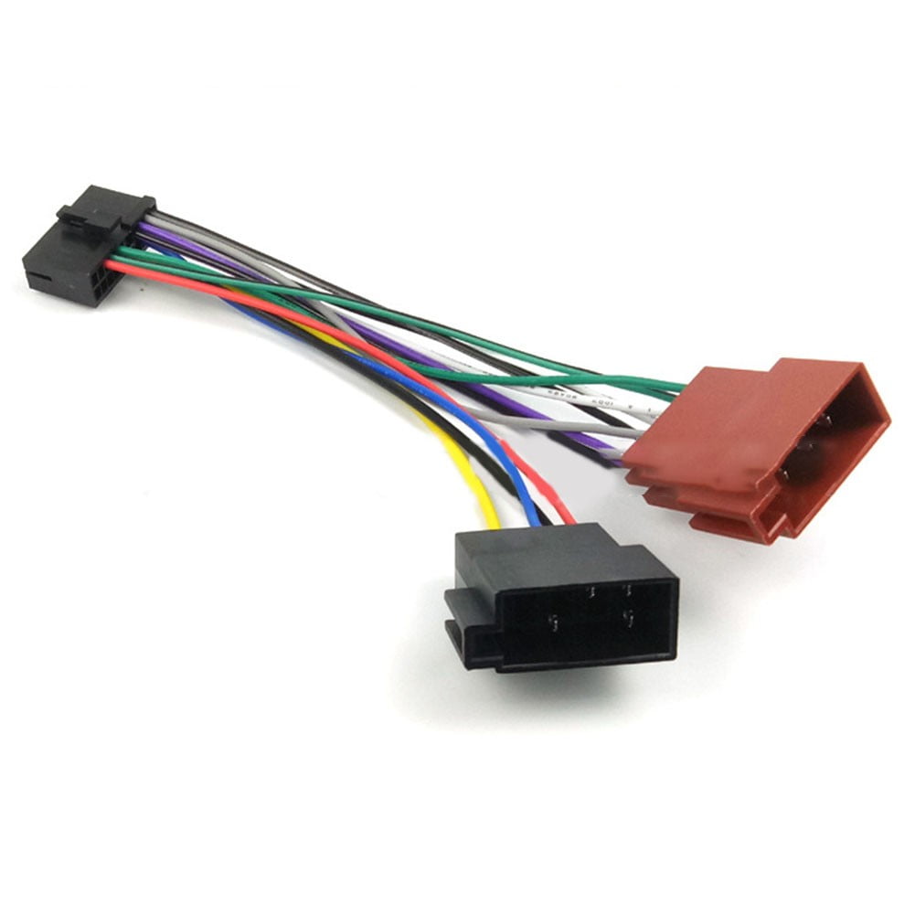 1 Piece Car Radio 20‑Pin ISO Split Female Wiring Harness, CD Audio Connector Cable, Aftermarket Stereo Replacement Part — image 3