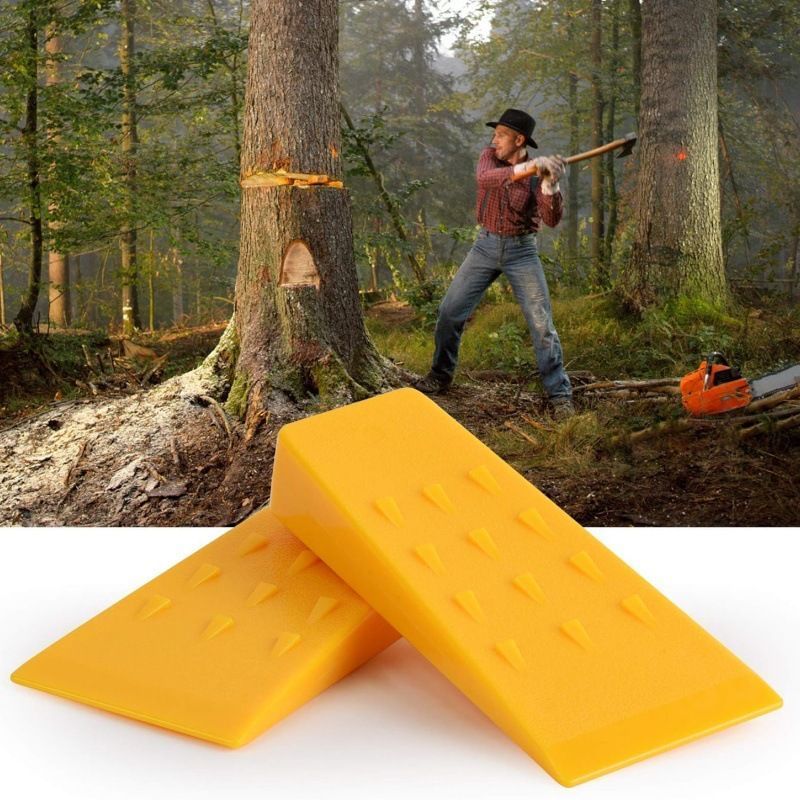 10 Inch Plastic Log Felling Wedges 2Pcs Farm Garden Tree Cutting Tool — image 3