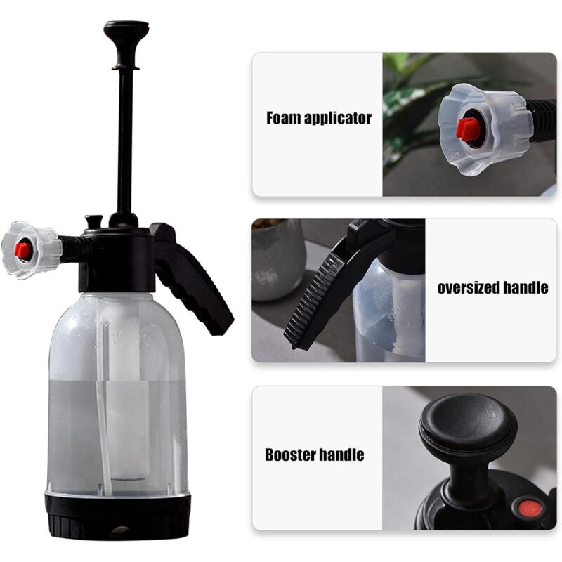 Pressure Sprayer, 2L Portable Lawn Foamer - Rich Foam Spray Tool For Home, Lawn, Garden, Car Detailing — image 4
