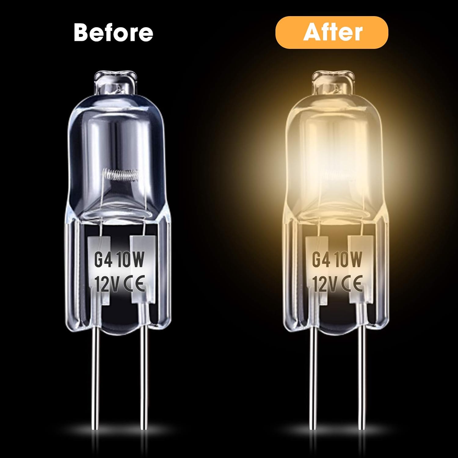 G4 halogen lamps 10W 12V - Warm white - 20-pack 10W 20pcs 10W โ image 5