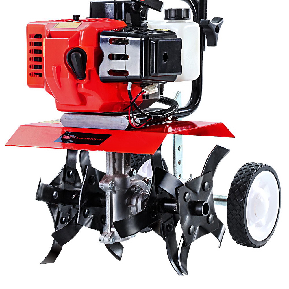 Giantz 65CC Tiller Rototiller Garden Cultivator 4 Blades Soil Power Rotary Hoe โ image 3