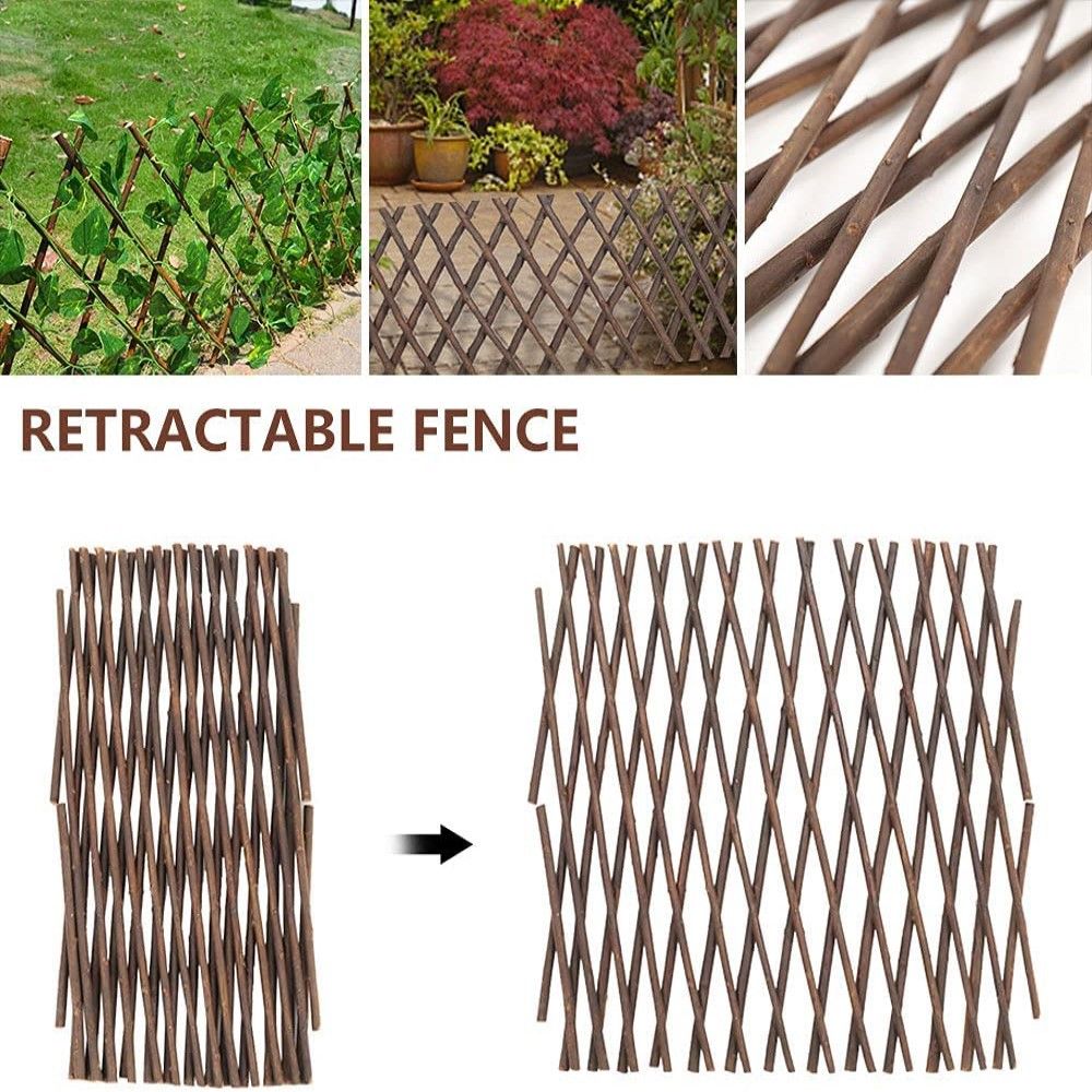 Trellis for Climbing Plants, Expandable Lattice Panel for Outside, Wooden Trellis for Grape Vines, Vintage Decorative Garden โ image 4