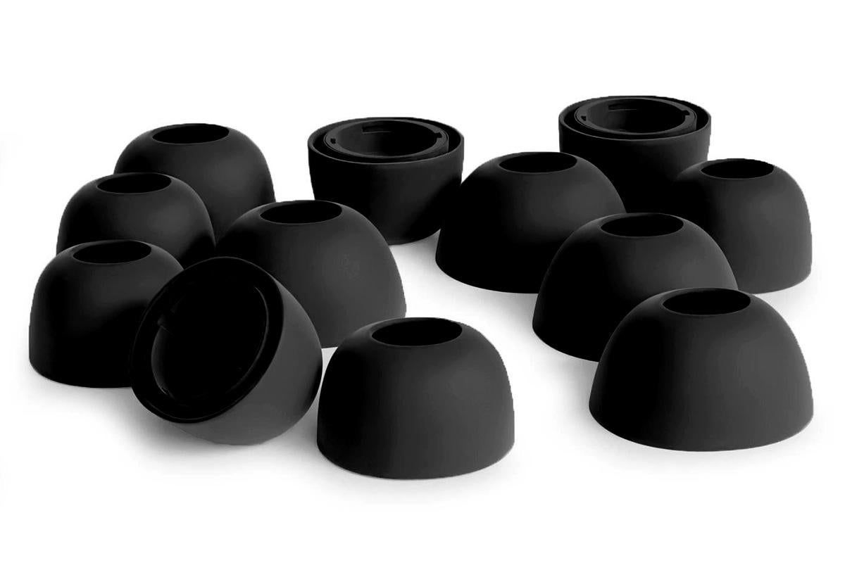 12Pcs Silicone Ear Tips for Samsung Galaxy Buds3 Pro Earbud Covers-Black โ image 4