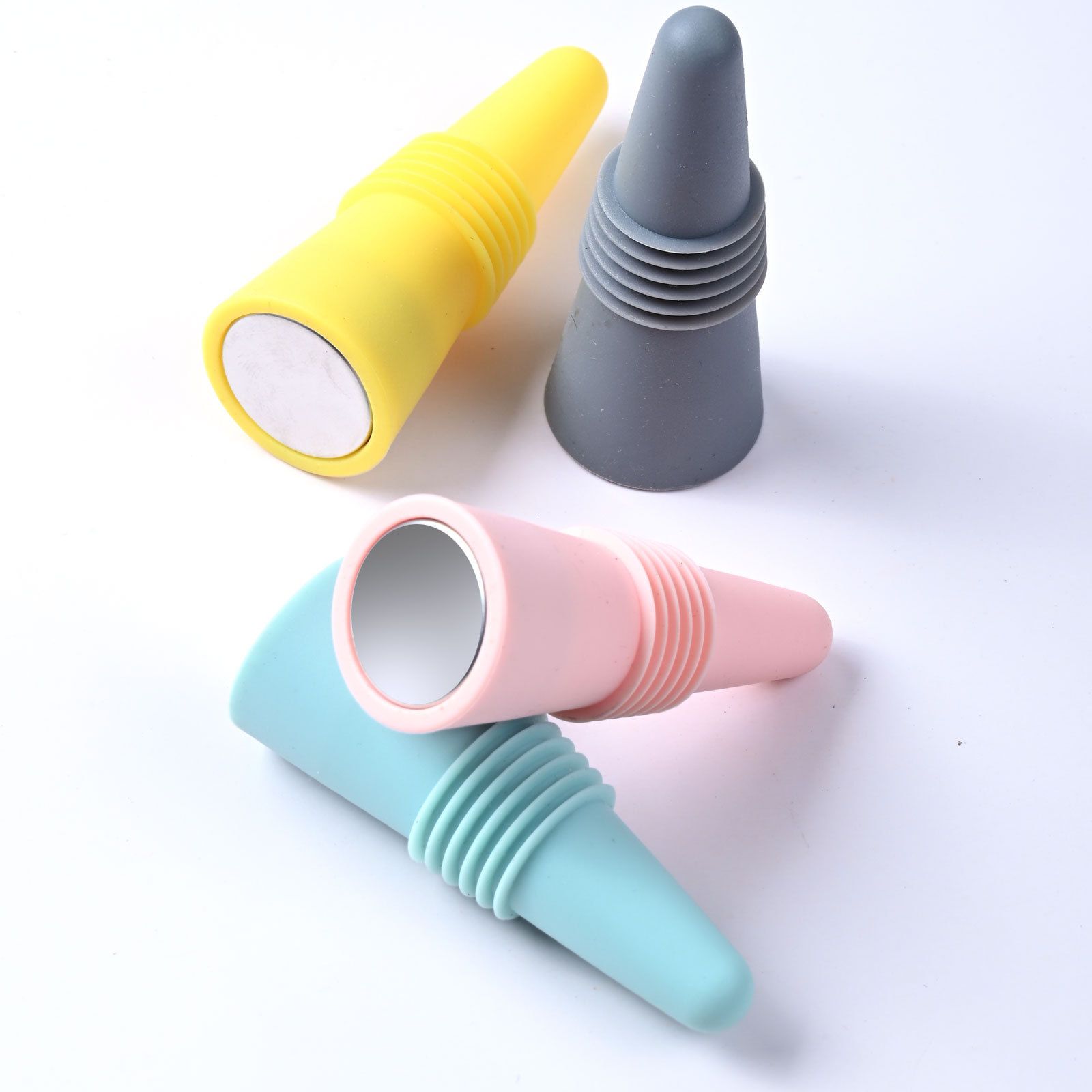 Multicolor Silicone Wine Stopper for Glass Bottles — image 3
