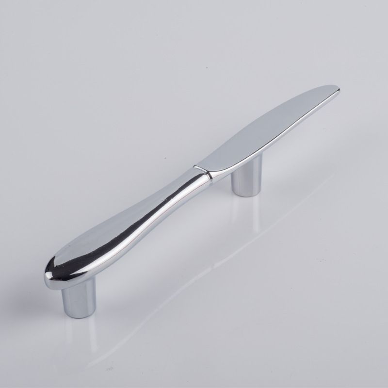 3pcs Silver Funny Cutlery Cabinet Pulls Handles Hole Center Vintage Kitchen Knife Spoon Fork Cupboard Pulls Handles — image 3