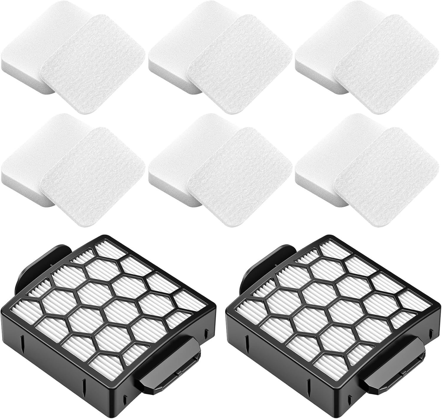 ilters or Shark Navigator Zero-M Sel-Cleaning Brushroll Pet Pro Upright Vacuum ZU60 ZU62 ZU62C NV251,NV255, Replacement Parts #1238T60&1239T60