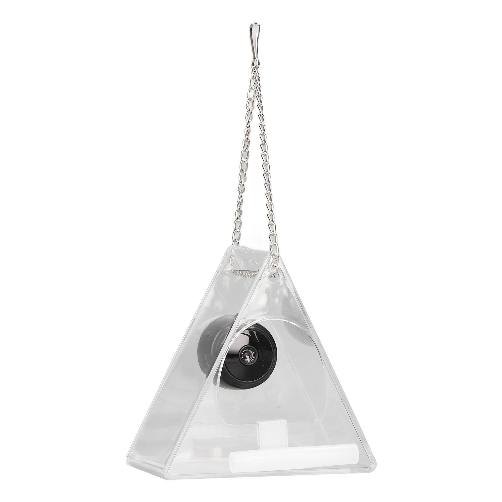 Smart Camera Bird Feeder Real Time Monitoring Hanging Bird Feeders for Outdoors Garden Triangle — image 6