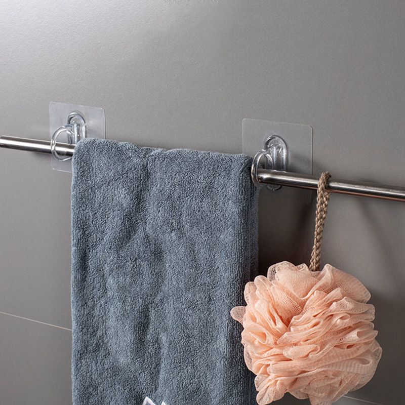 2 Pcs Spray Bottle Hangers, Wall Mounted Adhesive Spray Bottle Holders Multi Functional Shower Curtain Rod Holder — image 4