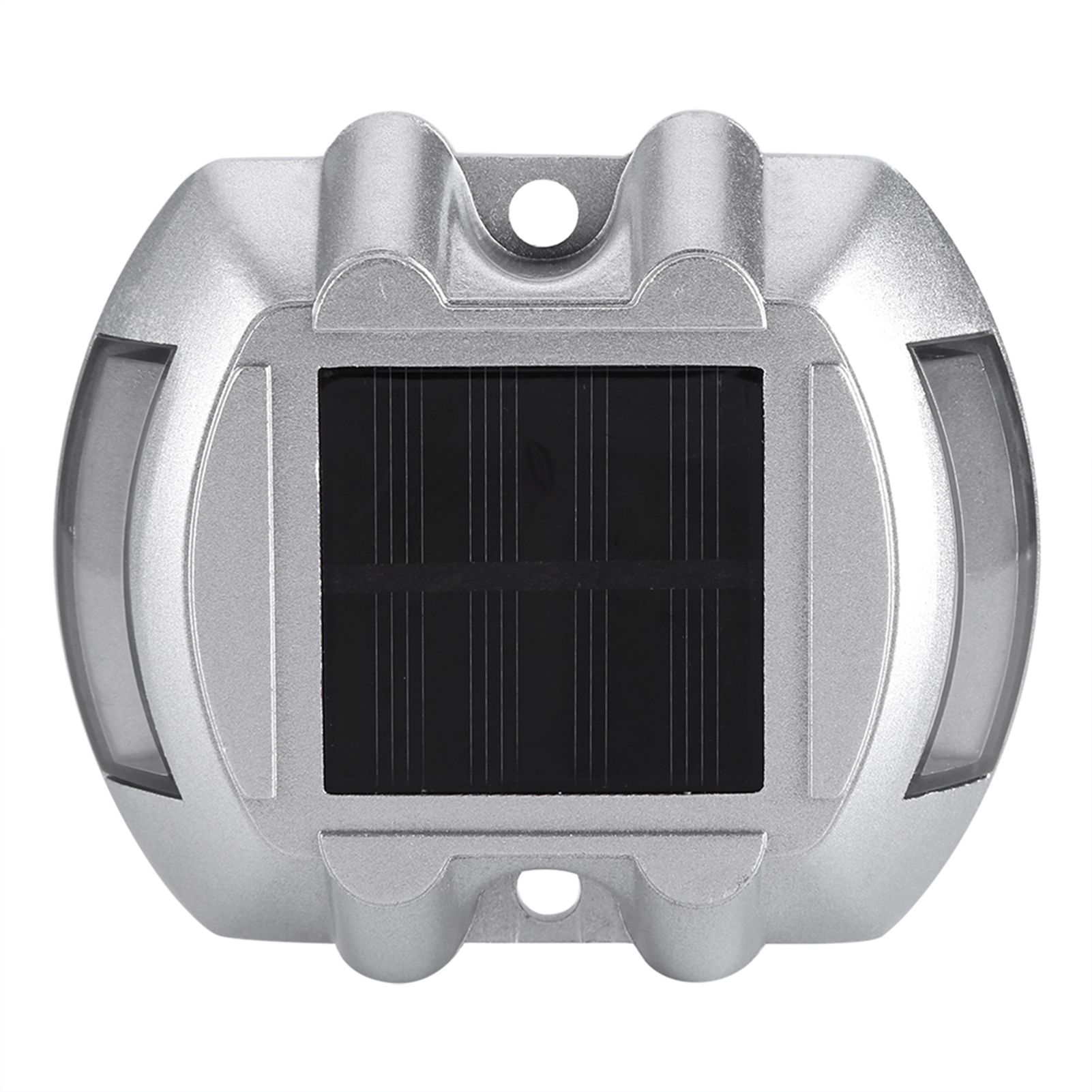 Casting Aluminum Solar Power 6 LED Outdoor Waterproof Driveway Pathway Light Road Lamp (Red)