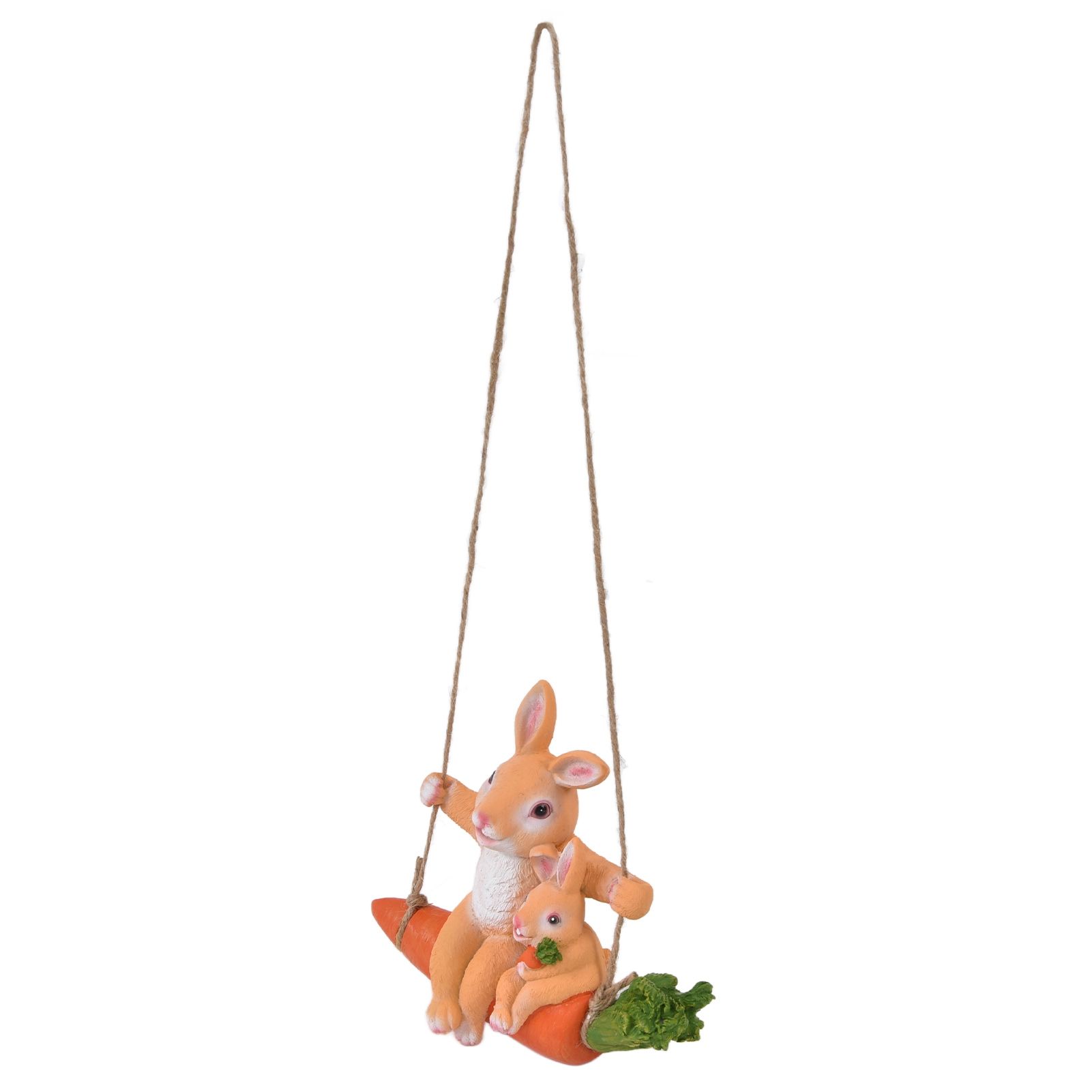 Gardening Pendant Rabbits Pattern Exquisitely Carved Romantic Feel Home Decoration โ image 5