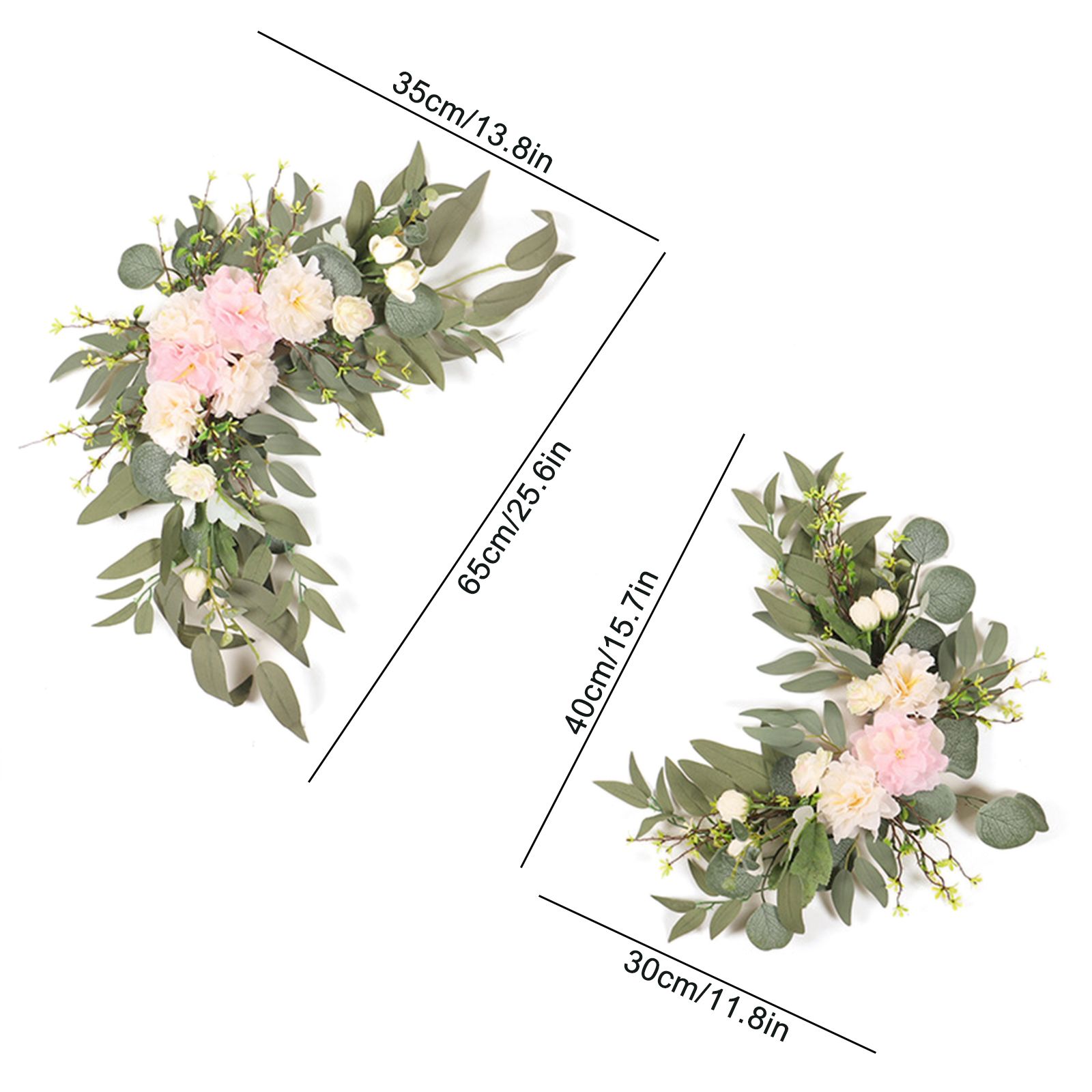 Wedding Welcome Flower Wedding Arch Flower Artificial Bouquet Handmade Fake Flower Decoration — image 3