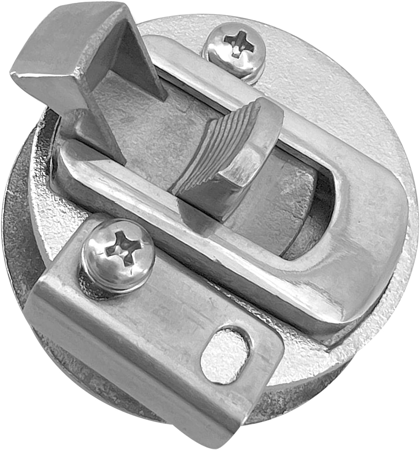 Boat Latches Stainless Steel 2", Latch Hatch Round Pull Marine Flush Locking Lift Handle Deck - Non — image 5