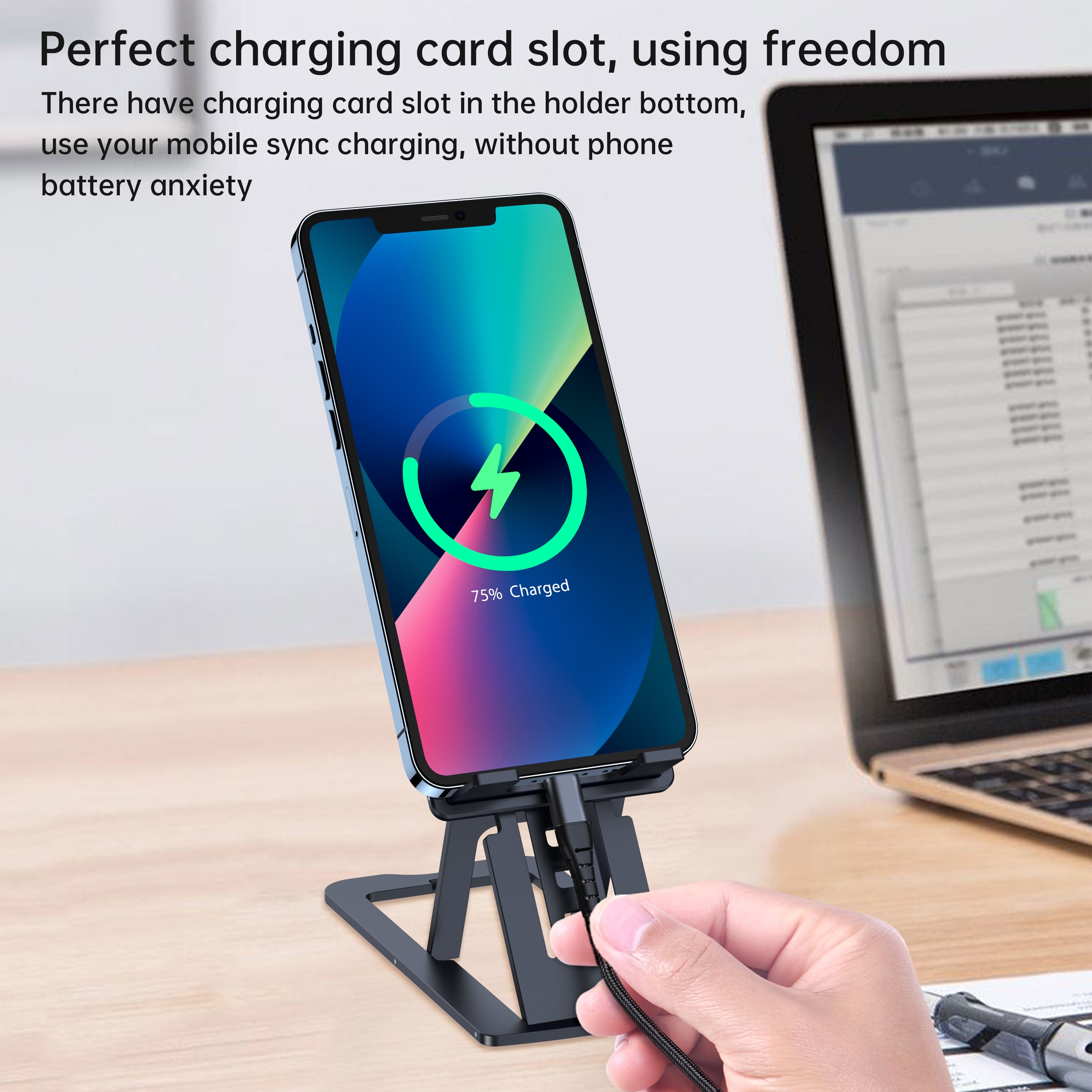 CHOETECH H064-GY Foldable Phone Holder โ image 3