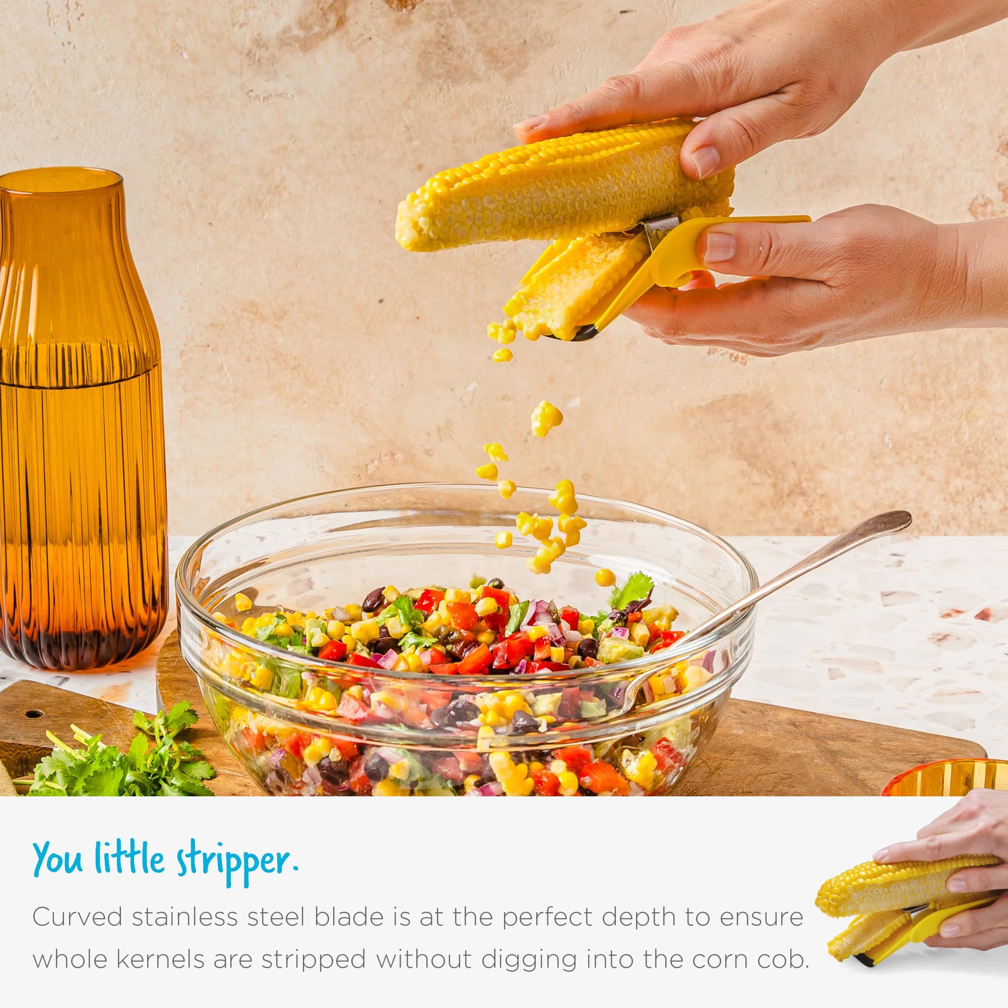 Fast Corn Cob Seperater & Peeler | Easily Peel Your Corn Cobs, Cooked or Fresh! | Yellow or cooked corn from โ image 5