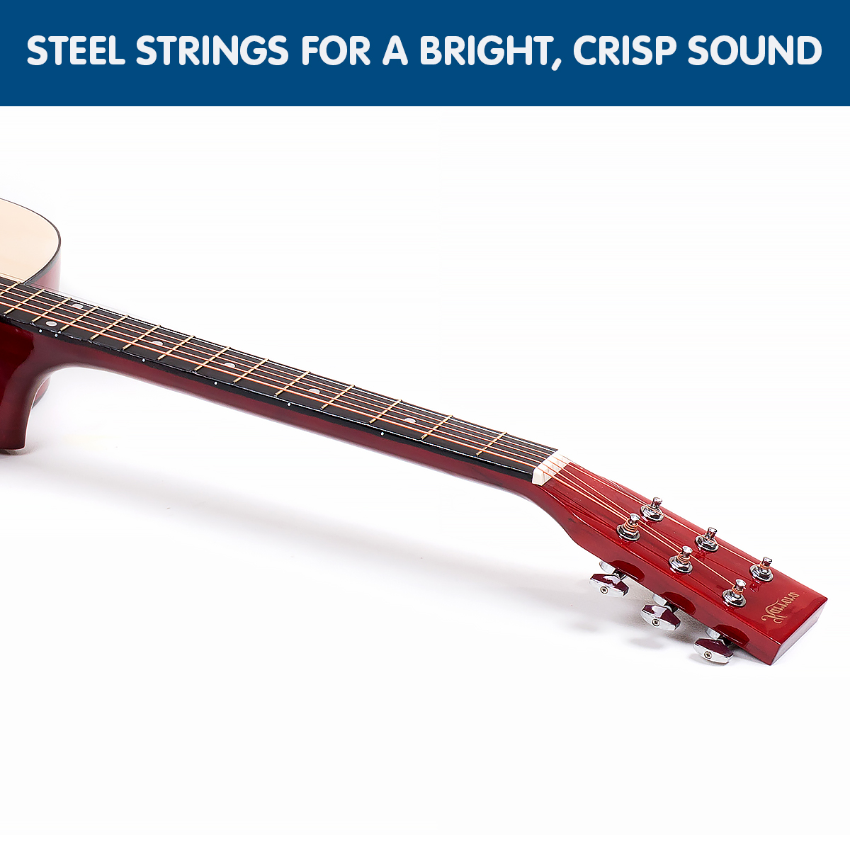 Karrera 41in Acoustic Wooden Guitar String Music Instrument โ image 3