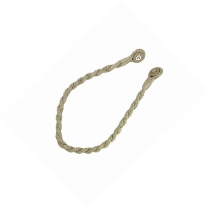 Magnetic weaved rope tieback Linen โ image 2