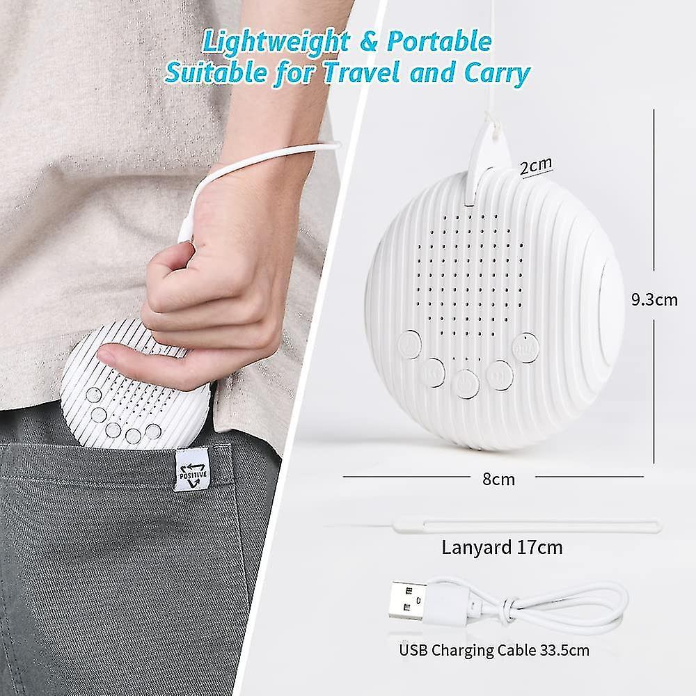Portable White Noise Machine Babies Travel Sleep Soother with Soundtracks โ image 2