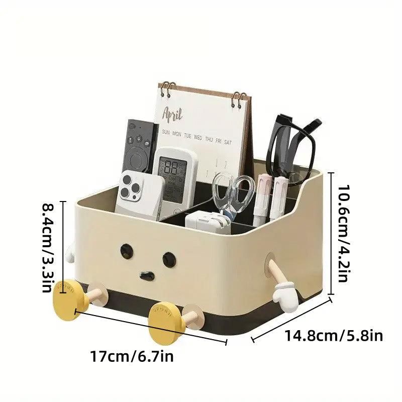 Desktop Organizer Storage Box Household Clutter Compartmentalized Container - Sitting โ image 4