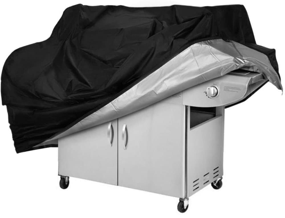 Heavy Duty Grill Cover 210D Oxford Waterproof UV Protection, 145 × 61 × 117 cm