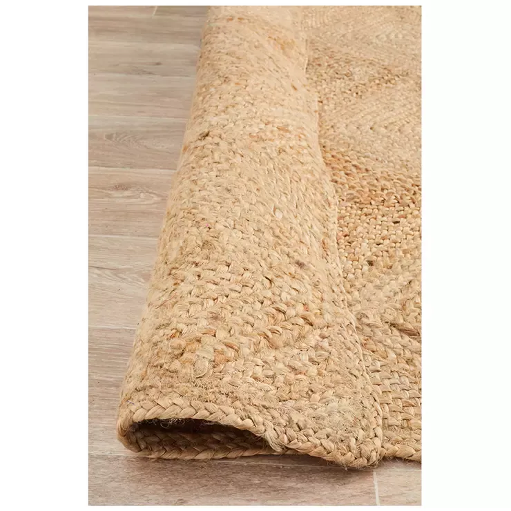 Natural Jute Rug 220 × 150cm for Living Room — image 6