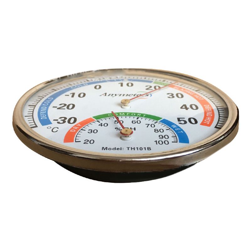 Thermometer Hygrometer Pointer Type Full Metal Multifunction Indoor Thermometer for Baby's Room Hospital Pharmacy โ image 3