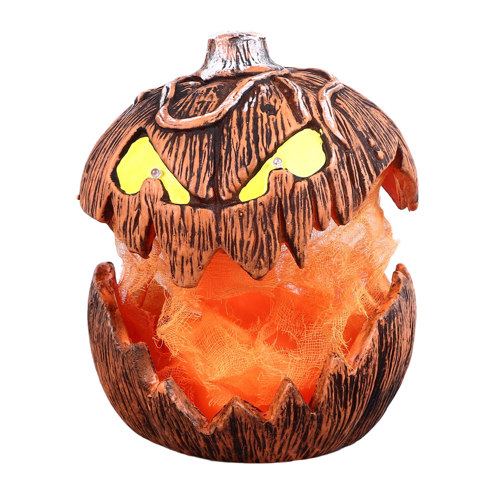 20cm Voice Activated Pumpkin Lifting Lighting Pumpkin Decoration for Indoor Lawn Table Halloween Haunted House — image 4