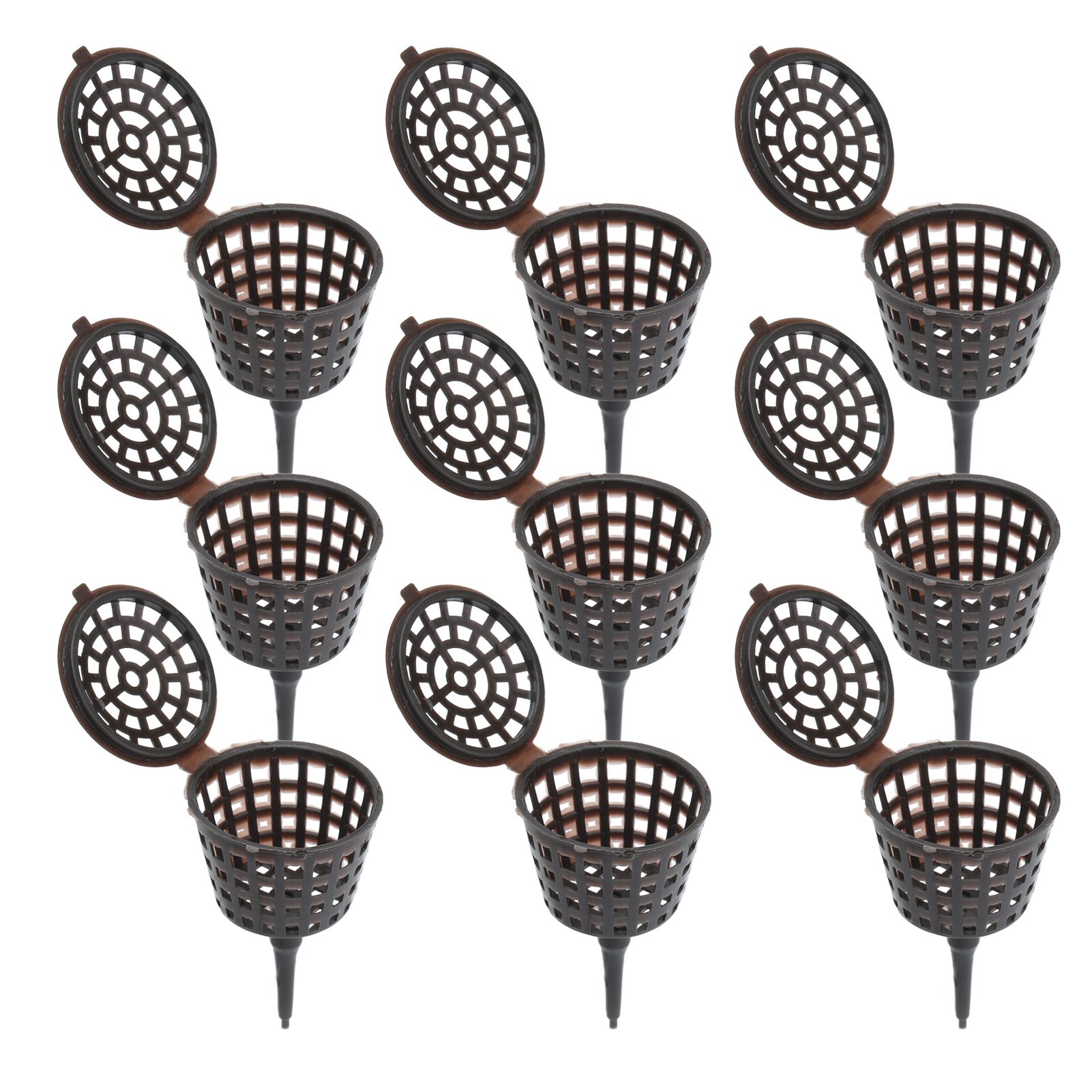 50Pcs Fertilizer Basket Plastic Sturdy Durable Planting Fertilization Box for Potted Plants Home Balconies Garden — image 6