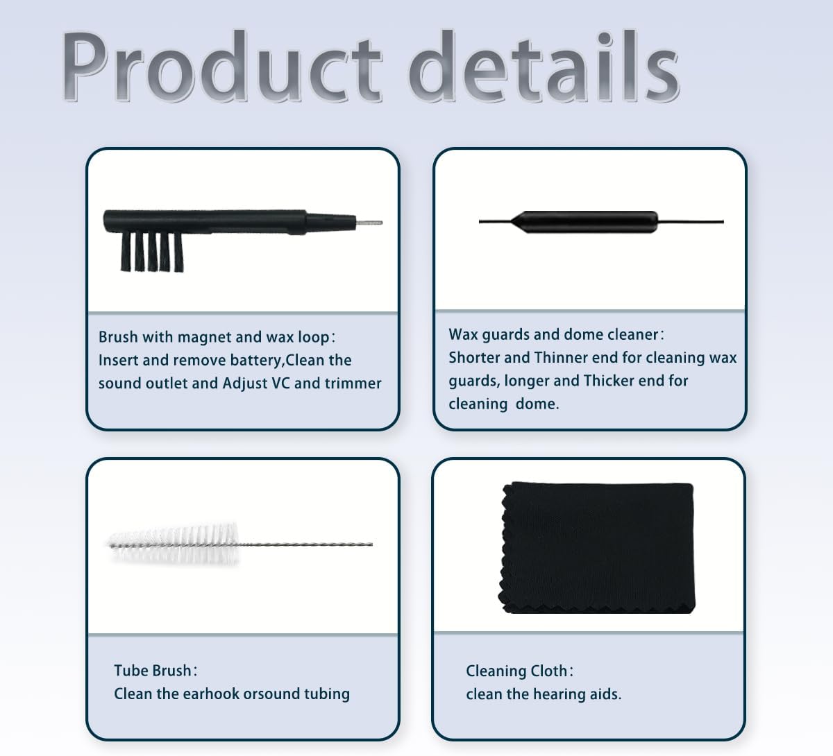 GN Cerustop Wax Guards PN 20439700 Filters for Resound/phonak/Unitron/Resound/Beltone/Widex Heaing Aids with Cleaning Brush Tools Kit and Carry Case-3packs โ image 4