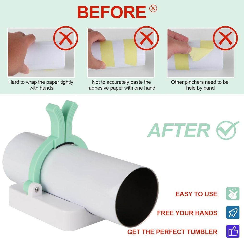Sublimation Tumblers Pinch 2 in 1 Sublimation Tumbler Pincher Clamp with Cup Cradle Sublimation Tumblers Clamp with Cup Cradle — image 2