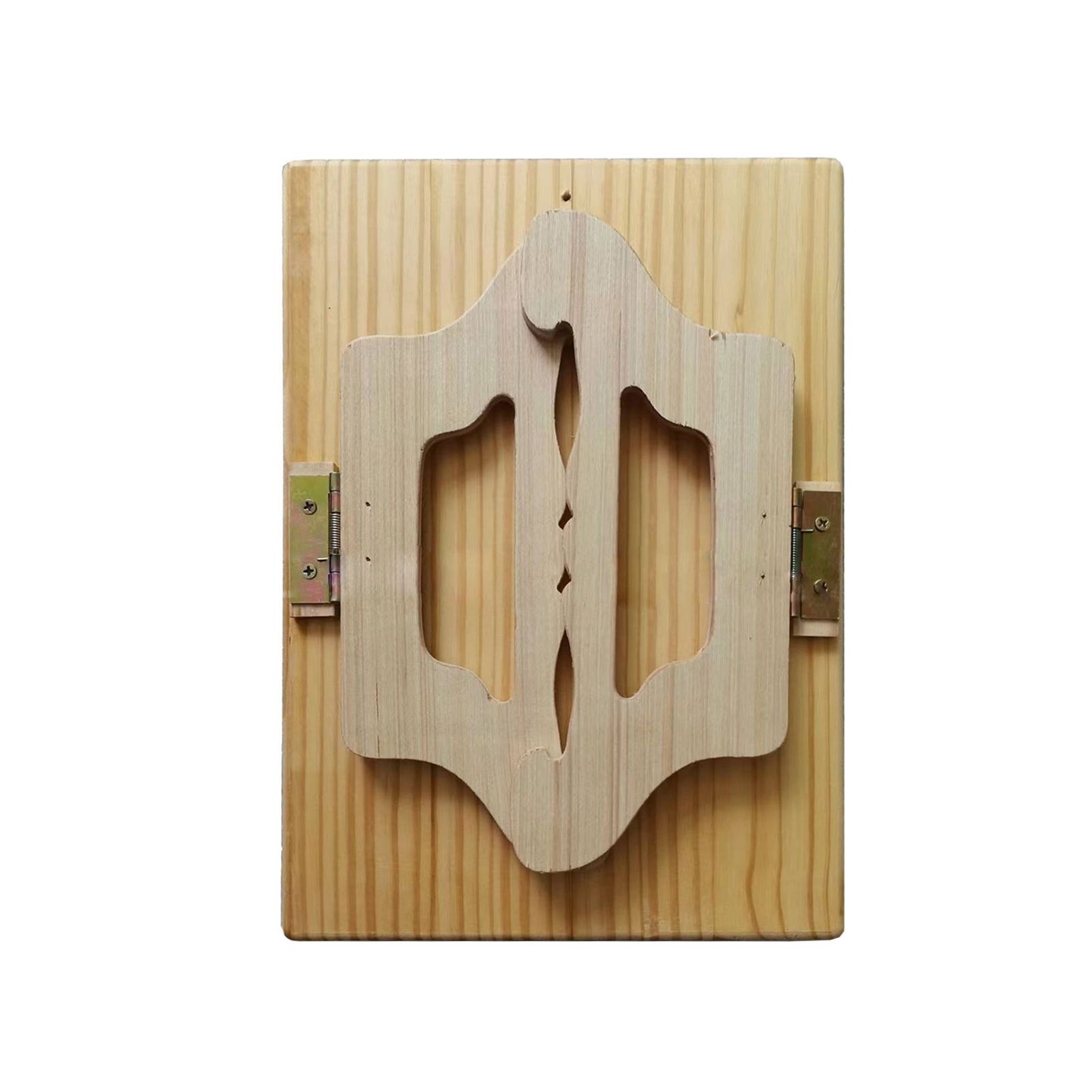 Wooden Sofa Tray Mobile Phone Stand Fruit Plate Wood Craft Ornament — image 4