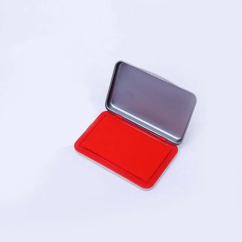 Ink Pad for Rubber Stamps and Fingerprint Crafts Non Toxic Ink for Office and DIY Use - Red โ image 6