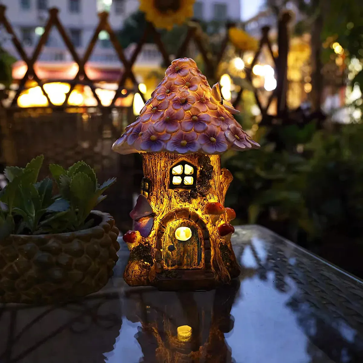 Outdoor Mushroom Solar Lights Garden Decor Yard Lawn Ornament Path Light Durable โ image 6