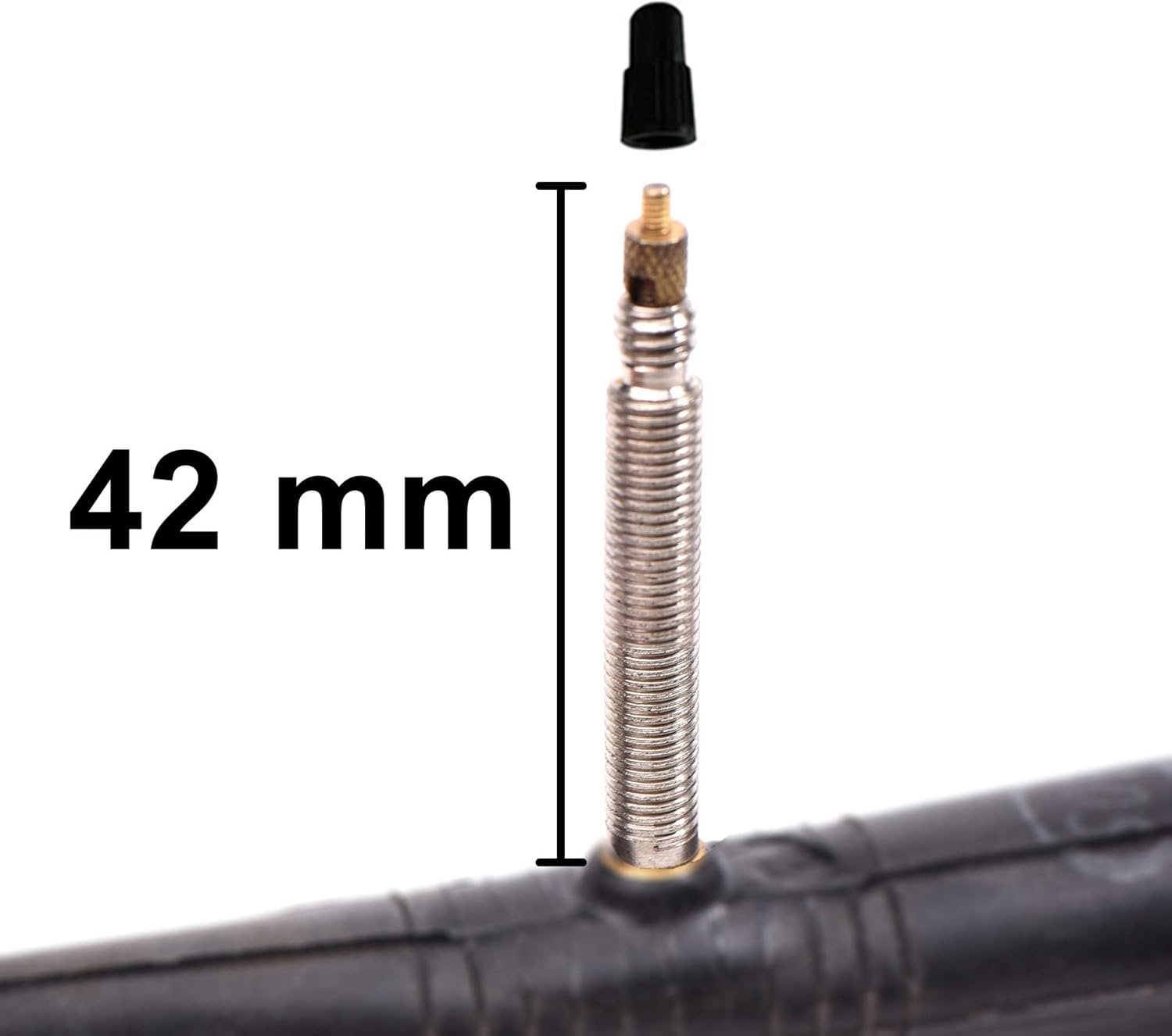 (6-Pack 700 × 20-25C Road Bike Replacement Inner Tubes Presta Valve 42mm for Road Bikes with Tire Size of 700c x 20, 23, and 25 (6 Inner Tubes with 2 Tire — image 3