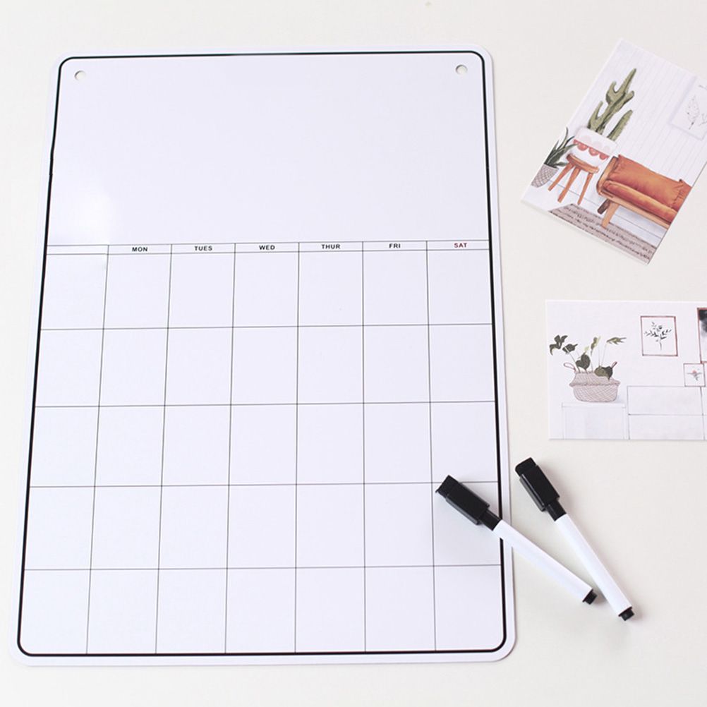 Whiteboard Monthly Planner Refrigerator Magnetic Message Board Memo Boards Fridge Magnet Calendar Daily Planner โ image 3