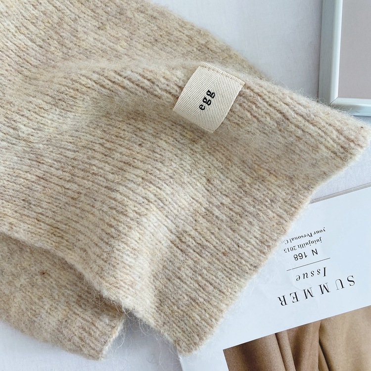 Beige Cozy Knit Scarf - Soft Wool-Blend Winter Neck Wrap, Warm and Stylish โ image 5