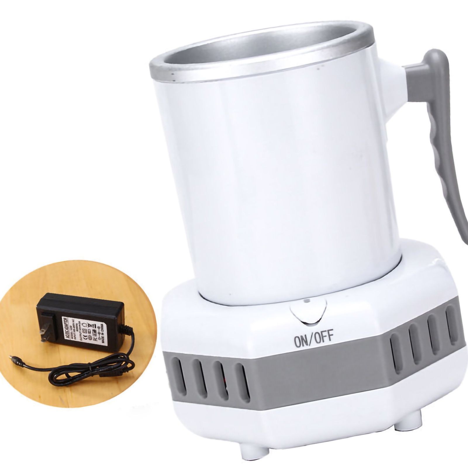 Quick Cooling Cup Easy Operation Portable Great Performance Cup Cooler for Office Dormitory AC 220V CN Plug White โ image 3