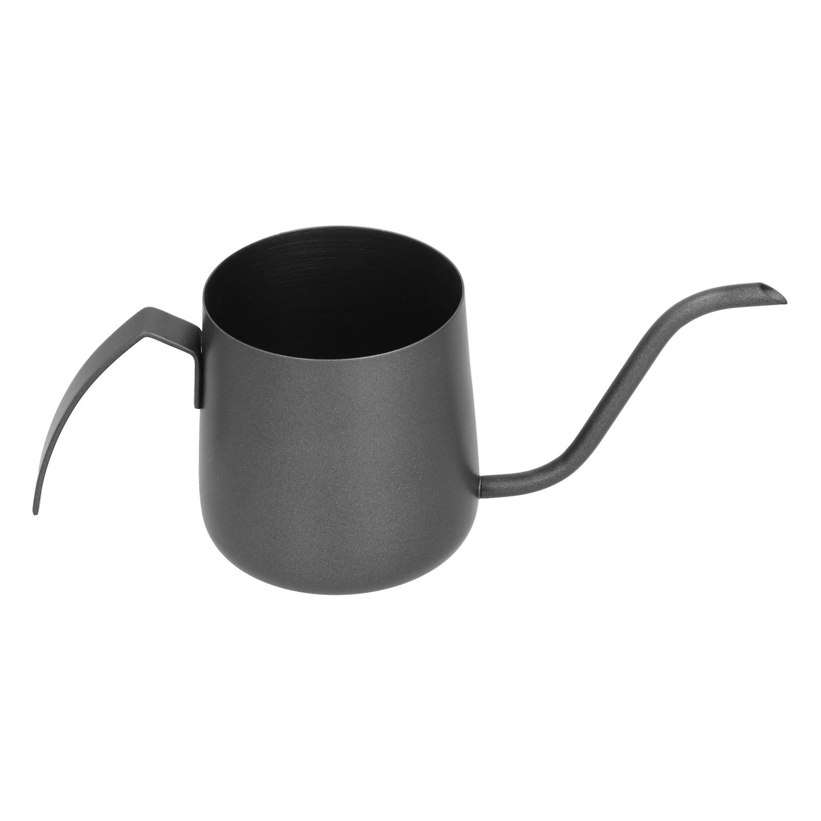 304 Stainless Steel PTFE Gooseneck Kettle with Inner Scale Pour Over Coffee Pot for Home250ml Black โ image 4
