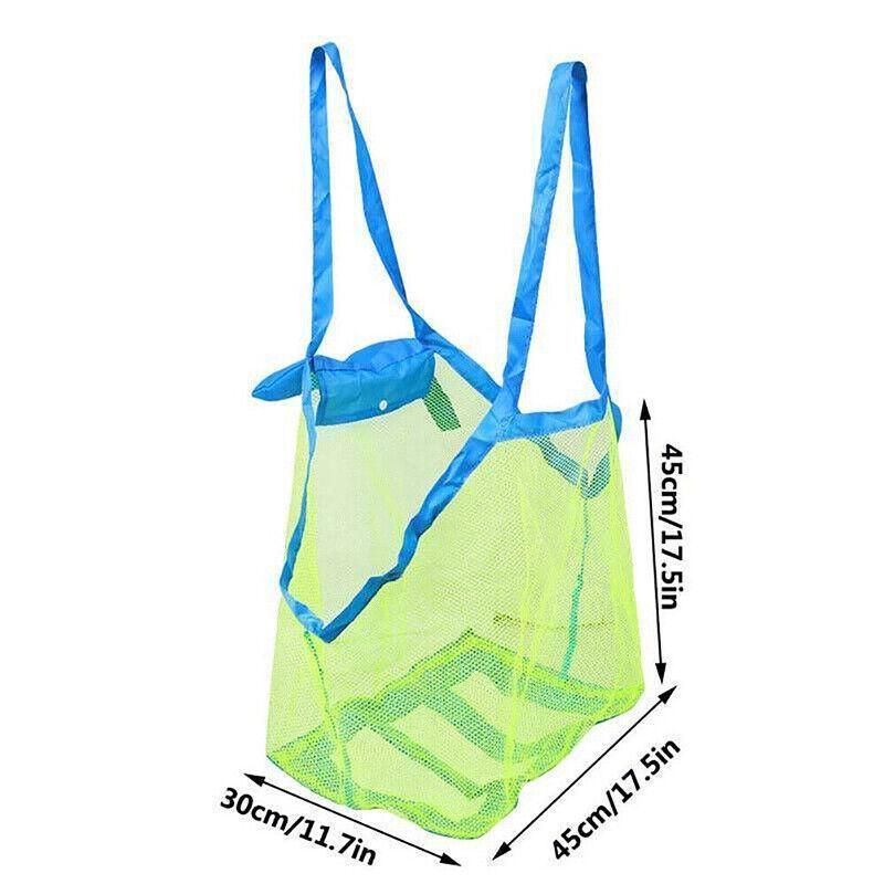 Mesh Beach Toy Bag Sand Away Tote for Swimming Pool Storage S or L Size - S — image 4