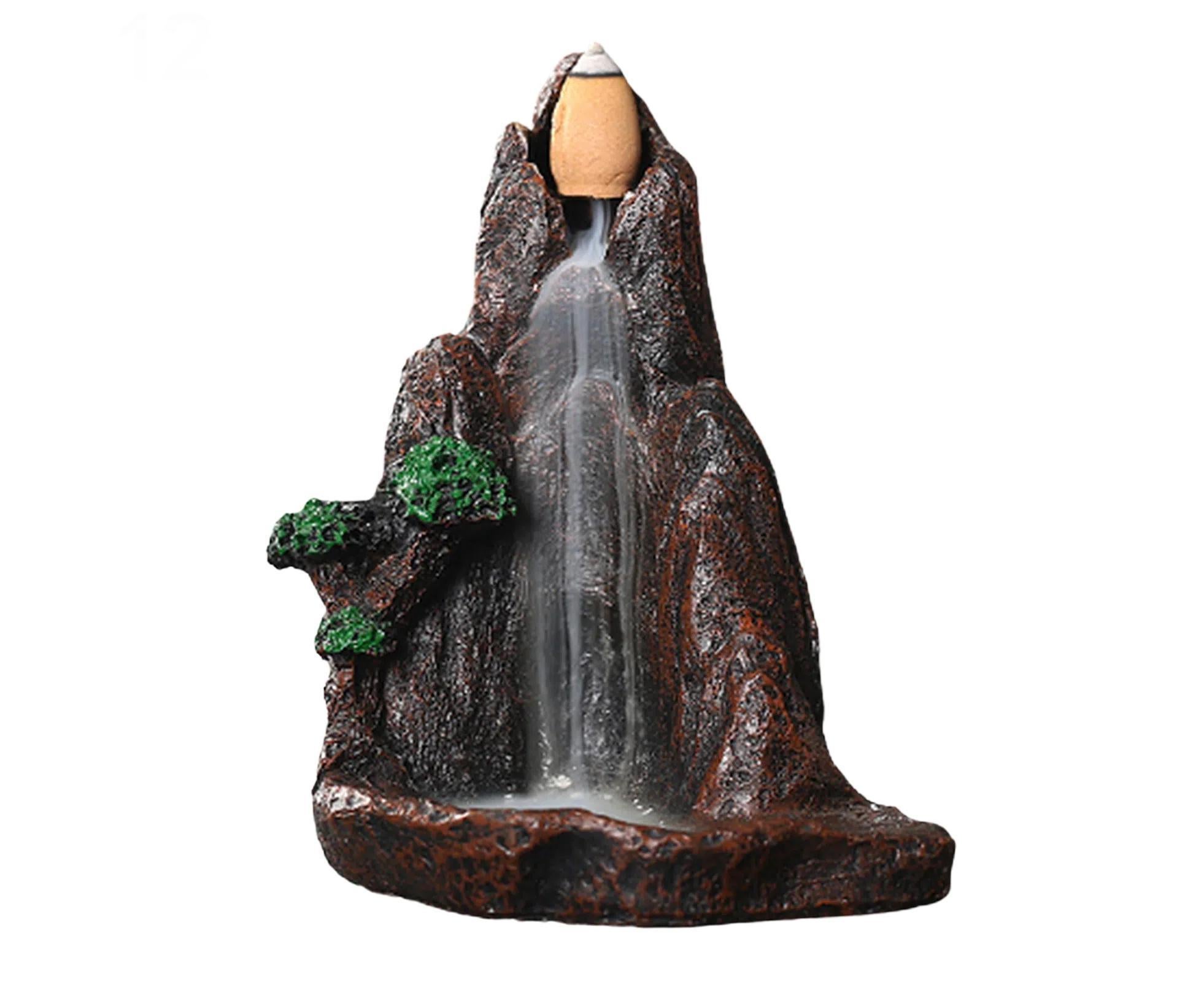 Resin Mountains Rivers Incense Burners Holder Censer Aromatherapy Home Decor- 12