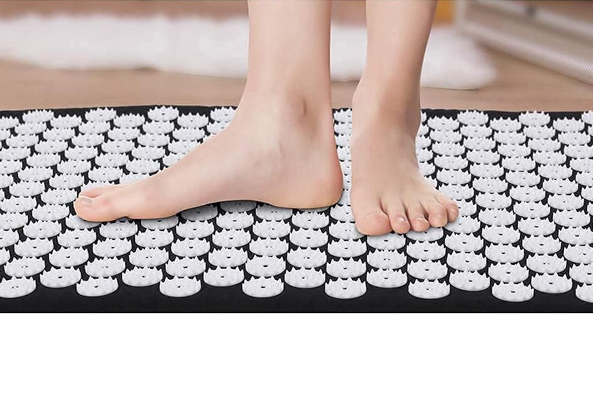 Body Massager Acupressure Cushion Mat(Black) — image 3