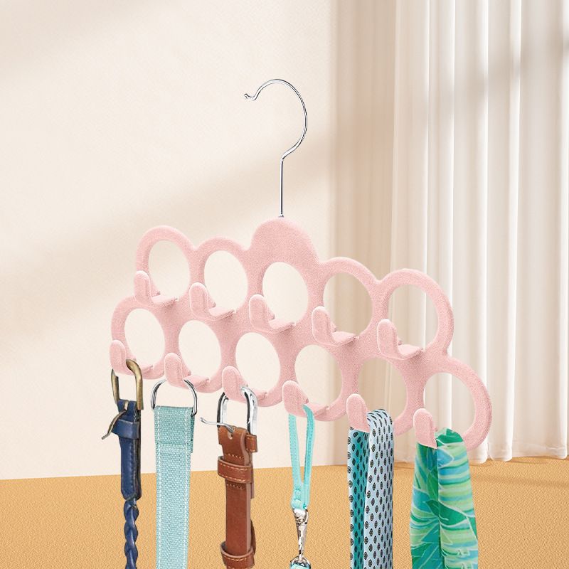 11Holes Clothes Tie Belt Shawl Scarf Hanger Display Holder Closet Organizer Hook self Adhesive Hooks Rod Bracket-Strong — image 3